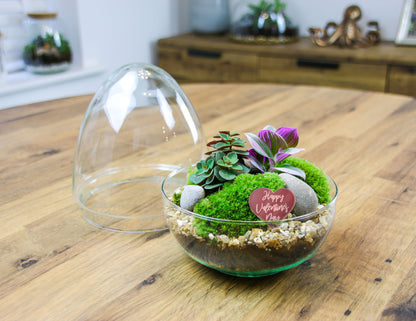 Terrarium gift for Valentines